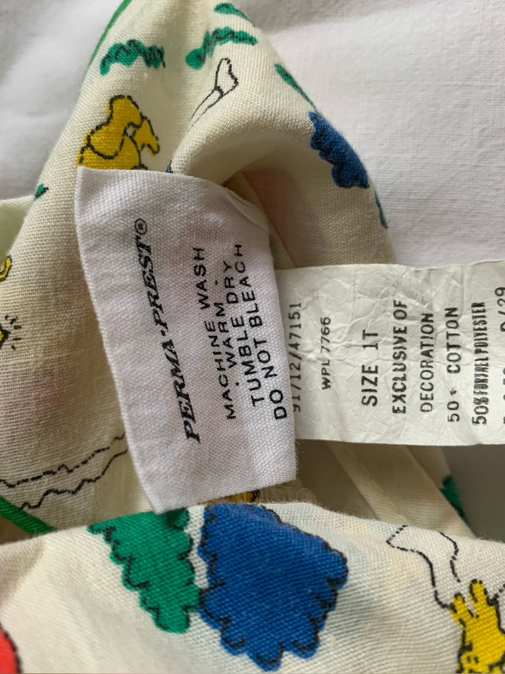Vintage 1970’s Sears Winnie the Pooh Printed Toddler Dress - Picture 6 of 8